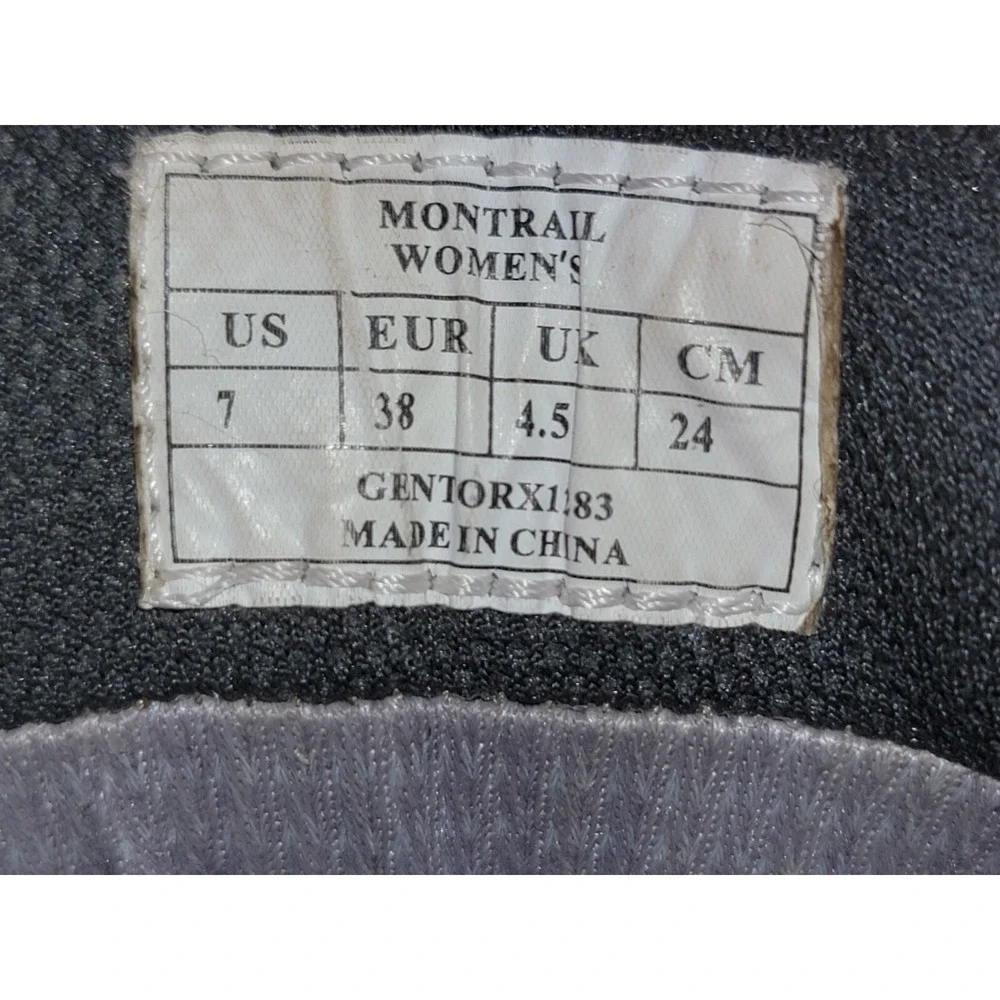 Montrail GentorX1283 Womens Brown‎ Leather Ankle Hiking Boots Sz 7